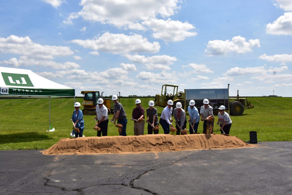 Shovels and Dirt Mound