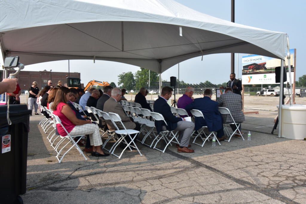 Board VP - Keith O'Neil speaking about the new YMCA.