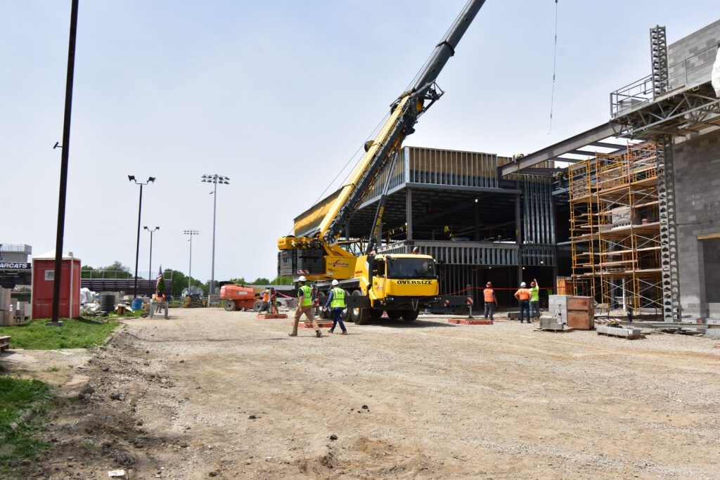 The Job site crane